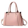 Fashionable Large Capacity Pu Shoulder Bag With Stylish Stitching And Chic Design