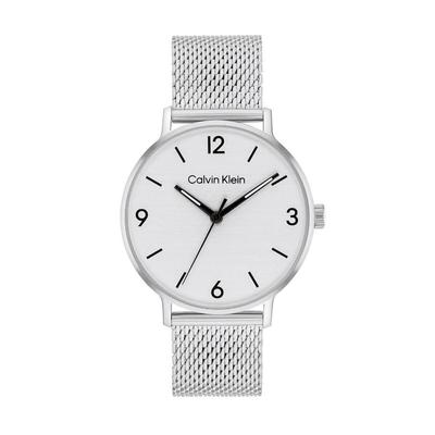 Hodinky 2023 ck25200433 Stříbrné [Calvin Klein] Pánské