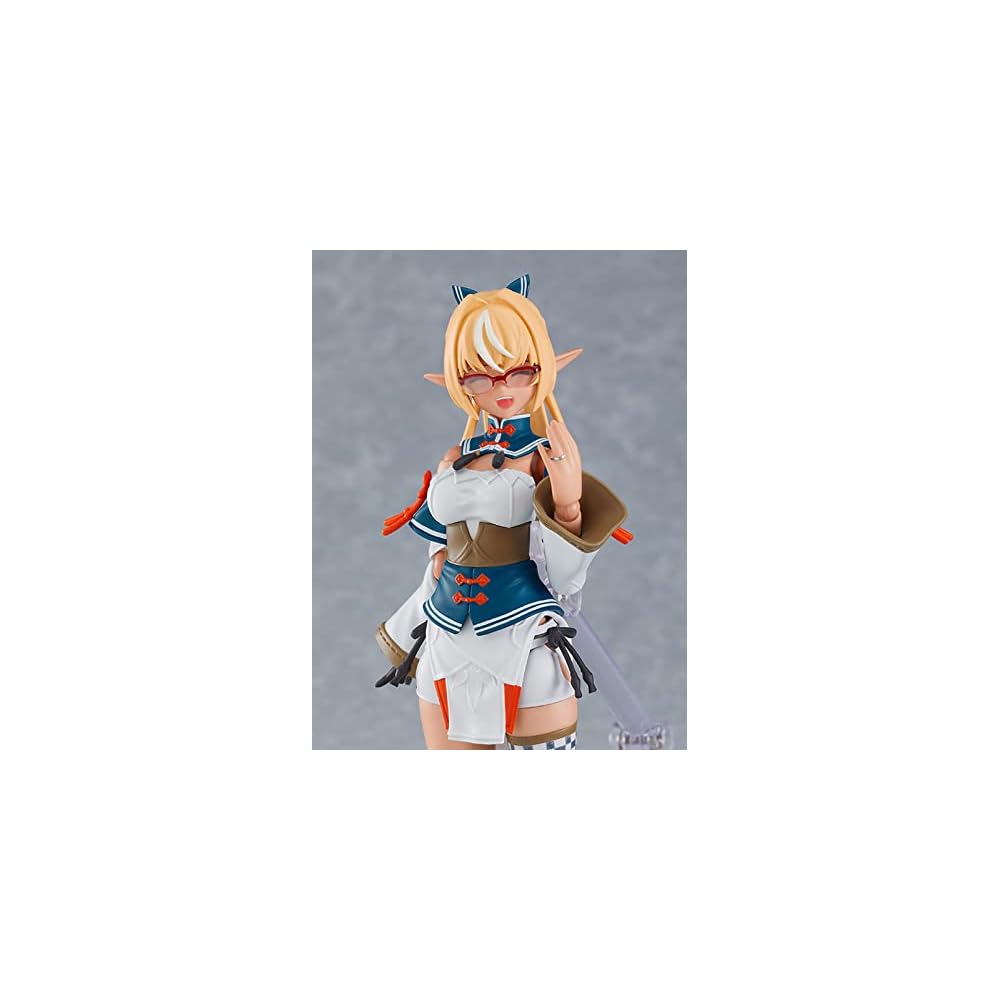 Max Factory figma Hololive Production Shiranui Flare Non-Scale Painted Action Figure