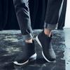 Black Rain Shoes for Men Rubber Shoe Platform Ankle Boots Blue Autumn Winter Slip On Booties Boots for Men Waterproof Work Botas