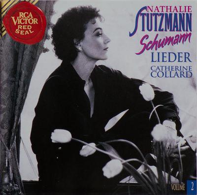 CD NATHALIE STUTZMANN, ROBERT SCHUMANN - Lieder 09026617282 RCA Victor Red  1994 Germany Classical Used