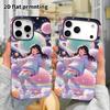 Phone Case: 2D flat Samsung Galaxy A34 A35 M05 M06 S20 S22 S21 FE Plus 5G protective case, space girl, perfect Christmas and Halloween holiday gift
