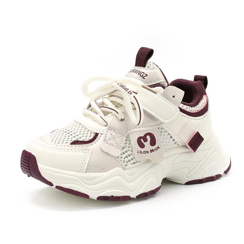 Children's sports shoes, boys' mesh shoes2026Spring and summer new soft-soled breathable girls' shoes, versatile dad shoes for older children
