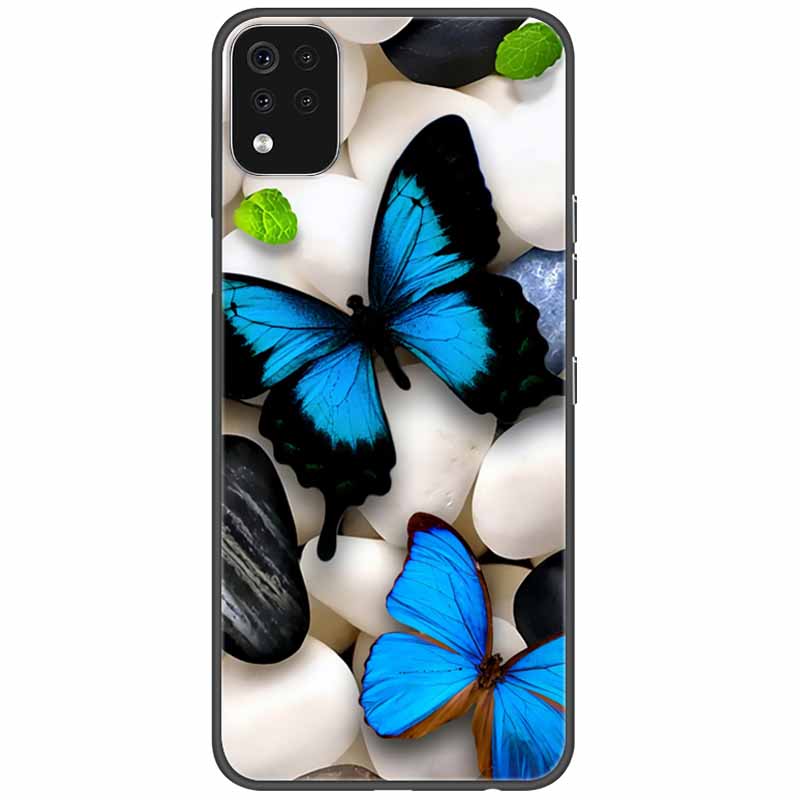 Phone Case For LG K42 K52 K62 Q52 Case Soft Painted Wolf Silicone Black Covers For LG K62 Cases K 42 Shockproof Funda for LGK52