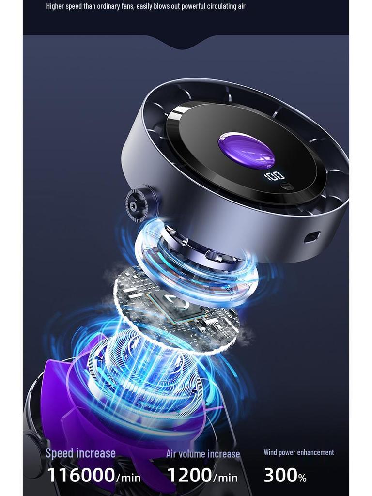 2025 Rechargeable Desktop Fan for Home, Office, Dormitory, Bedroom - Wall-Mountable & Hole-Free Design