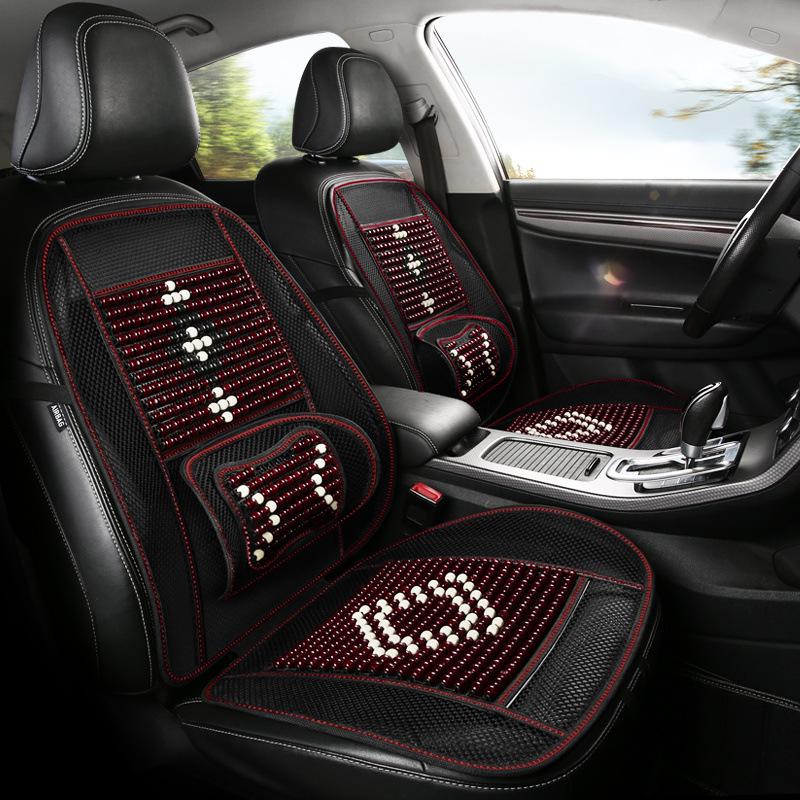 

Універсальна дерев яна накидка на сидіння з намистин - Дихаюча охолоджуюча підкладка для літа та всіх сезонів