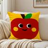 Art Festive Christmas Cushion Cover Linen Pillowcase Soft For Sofa Bed Home Room Decor