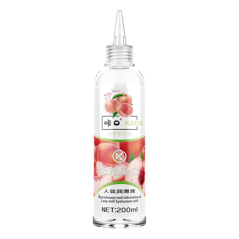 200ml Fruit Flavored Water-based Lubricant Gel for Men Anal Oral Lubrication Goods for Adult Sex Lubricant for Sex Toys