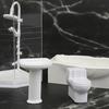 1:25 Bebek Evi Minyatür Banyo Seti Duş Odası Tuvalet Küvet Lavabo Model Oyuncak