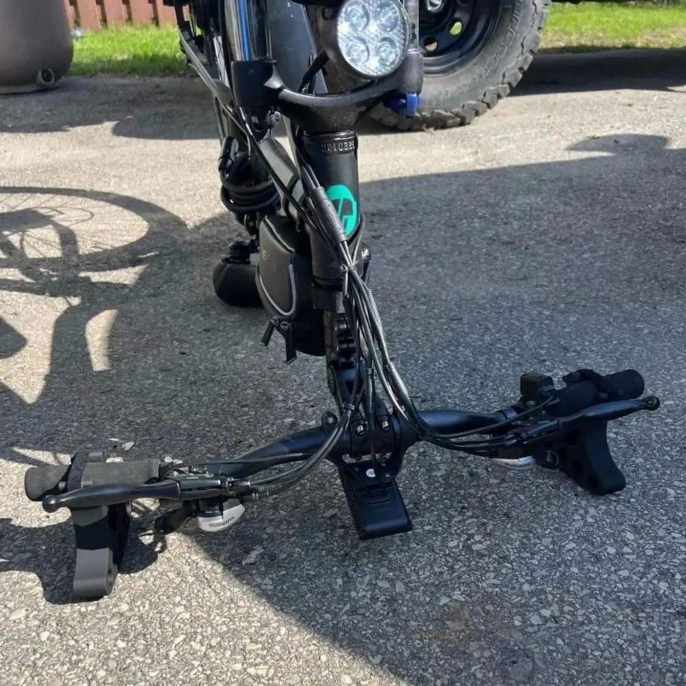 1Pair Inverted Design Clip-On Bike Handlebar Stand Bicycle Handlebar Clamp  Mechanic Tools