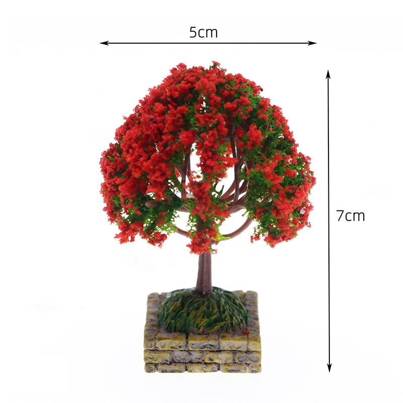 1:12 Copac Peisaj Miniatură Casă de Păpuși Portocal Copac Decor Grădină Jucărie Accesorii Casă de Păpuși