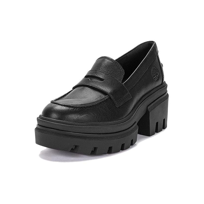 Timberland Versatile Loafers Women Loafers Black A5P17W