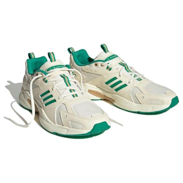 Adidas JZ Runner Fabric Synthetic Leather Sports Low-Top Lifestyle Shoes Unisex Shoes White Green IE5544
