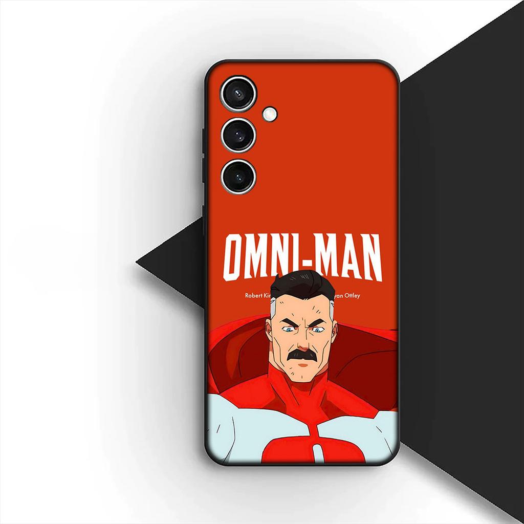 Omnis I-Invincibles Man Silicone Cover for Samsung Galaxy S25 S24 S23 FE Ultra Plus S7 Edge S25+ S24+ A56 5G + Coque Phone Case