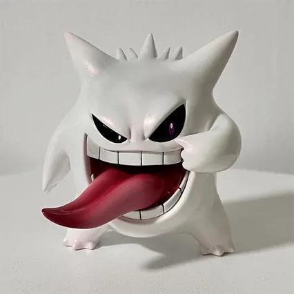 

9cm Pokemon Gengar Figure Transparent Model, Cute Anime PVC Action Figurine for Room Decoration Collection Gift for Fans 9cm with box
