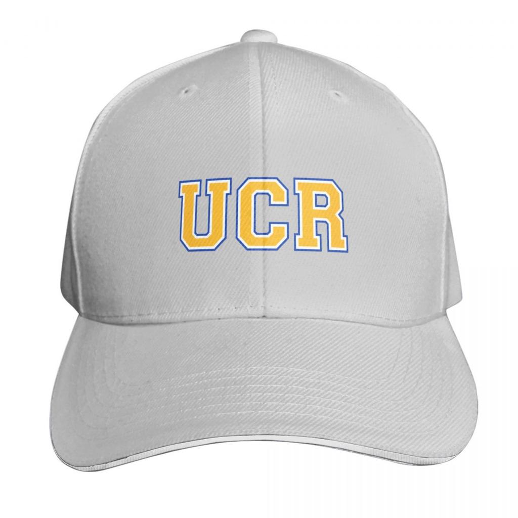 UCR  College Font Baseball Cap Snapback Flat Bill Strapback Dad Hat Six Panel Structured Crown