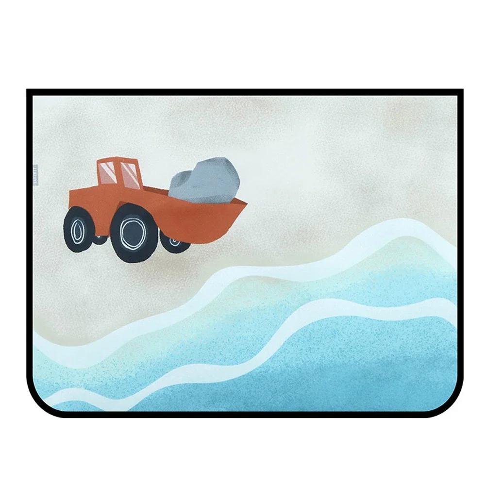 Car Magnetic Curtain In The Car Window Sunshade Cover Cartoon Universal Side Window Sunshade UV Protection For Kid Baby Children