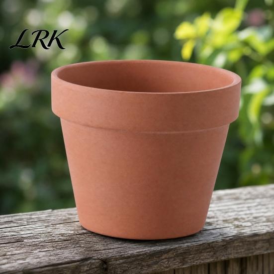 Terracotta Flowerpot Flowerpot, Clay Plant Pot with Drainage Hole, Porous Indoor Outdoor Planter for Plants Succulents Cacti Herbs Crack Resistant