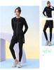 Women's Quick-Dry Fitness Wear Set: 5-Piece for Running, Basketball, Badminton, Morning Runs, Yoga – Autumn/Winter Collection.
