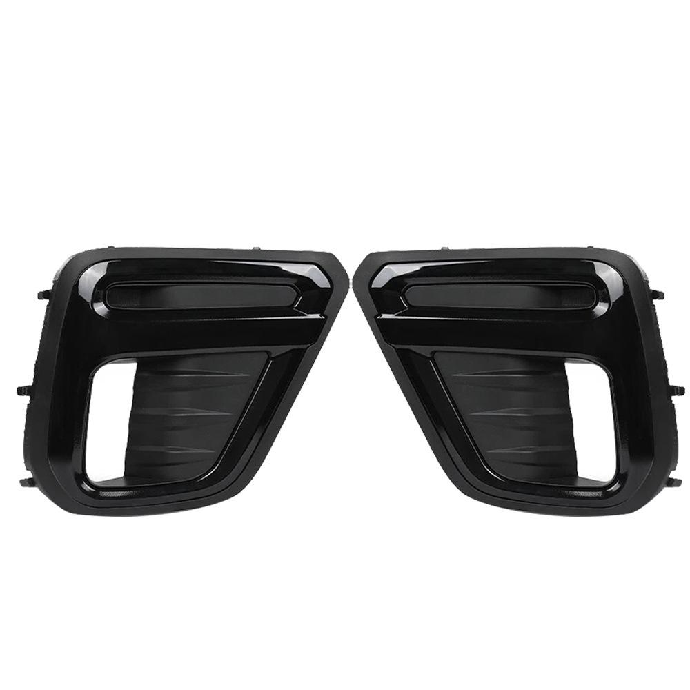 Compatible with 2019-2021 Subaru Forester: Front Fog Light Frame, Bumper Light Trim, and Cover.