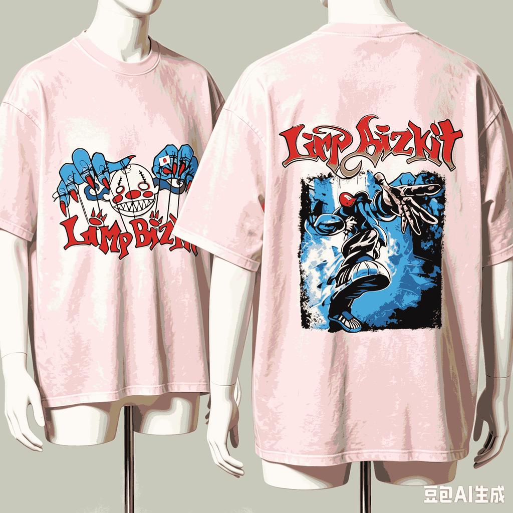 Limp Bizkit For Fan Gift Tshirt Unisex Unisex Harajuku Oversized Unisex Short Sleeve Streetwear High Quality Couples Classic Tee