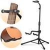 CAHAYA Foldable Guitar Stand, Adjustable Height, with Soft EVA Foam Arms, Tripod-Style, Stable and Durable, Multi-Purpose Guitar Hanger for Acoustic,