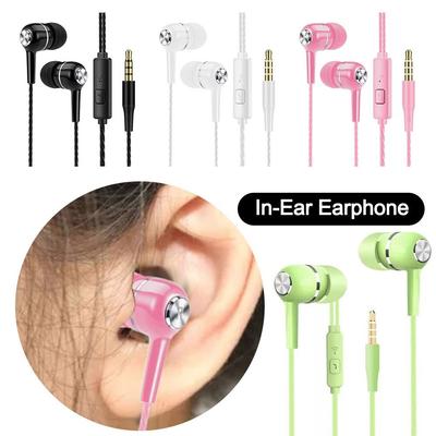 Bass In-Ear Earphone Earpiece HiFi Headphone for Apple/Android/Huawei For Smartphone Laptop