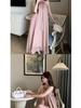 Design-Sense Floral Halter Neck Sleeveless Dress - Gentle Summer French Style Off-Shoulder Long Skirt