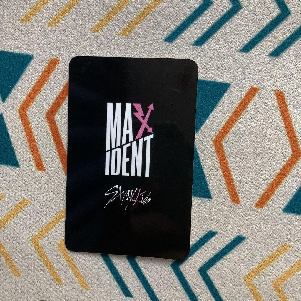 [USED] StrayKids MAXIDENT Public Broadcast Sanok Seungmin Trading Card