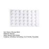 Mini Round Ball Shape Mold Food-Grade Silicone Baking Tray for Mini Mooncakes Chocolates Mousse 35-Cavity Easy-Release Kitchen Cake Decorating Tools