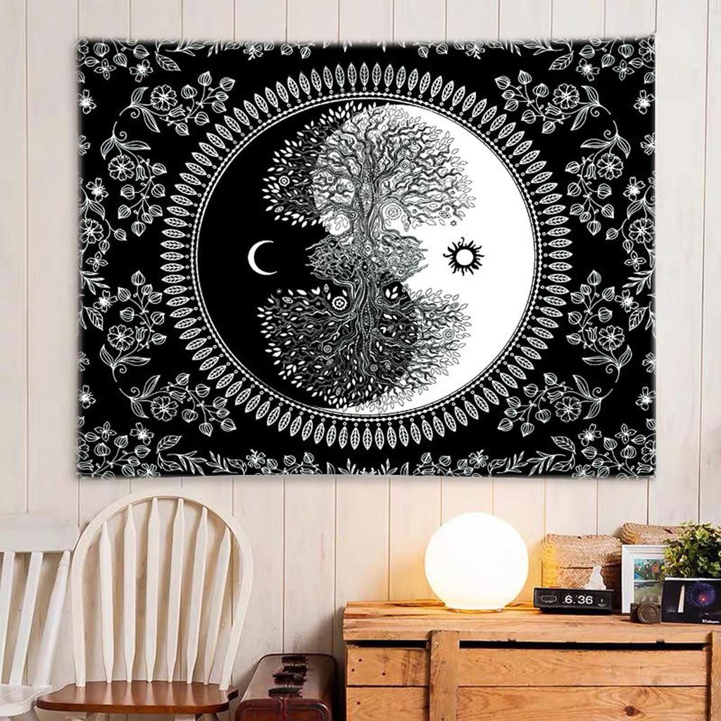 Bohemian  Room Decoration Tapestry Wall Hanging Tapestry, Living Room Background Dormitory Decoration