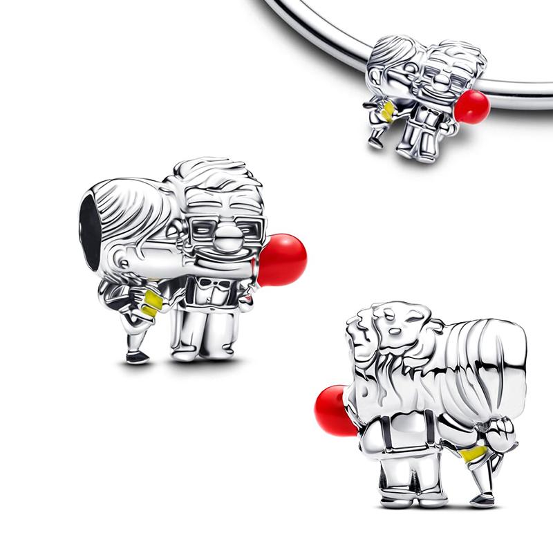 New In Charm  Cheshire Cat Charm Beads Suitable For Original Women Stitch Bracelet Necklace Pendant Jewelry Holiday Gifts