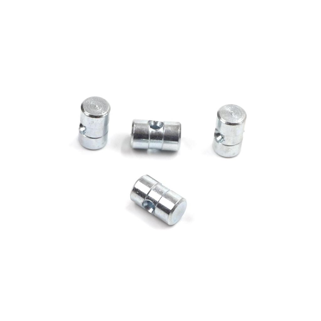 BCR036 100 Pcs Inner Outer Door Handle Trunk Hood Lock Latch Release Cable Wire Rope End Pin Stop Rivet 6x10 Mm Hole Dia: 2.2 Mm