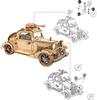 Robotime Wooden Model Vintage Car Kits 3D Wooden Puzzles DIY Model Kits  Collection Lover Best Gift for 14+