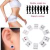 8 Pair of Magnetic Ear Stud Body Slimming Lose Weight Earrings Non Pierced Jewelry Gift