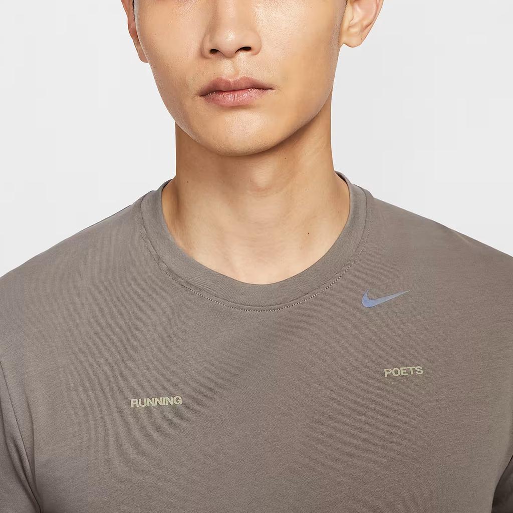 Nike Primary Dri-FIT Skin-Friendly Round Neck Long Sleeve Quick-Dry T-Shirt Men Tops Light-Gray IM9683-289