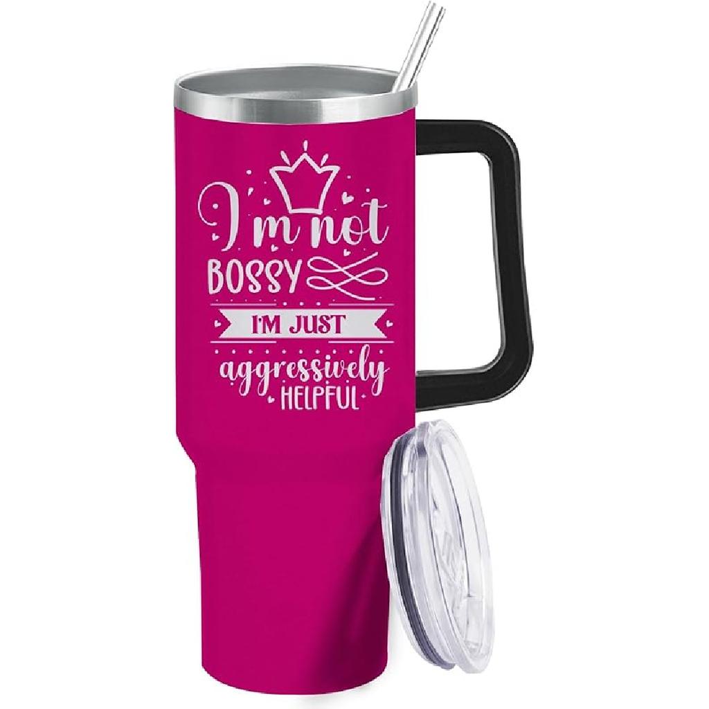 40 Oz Tumbler with Handle and Straw Nurse Only Because Full-Time Multitasking Unicorn Is Not An Actual Job Tumbler Personalized Tumbler with Lid and