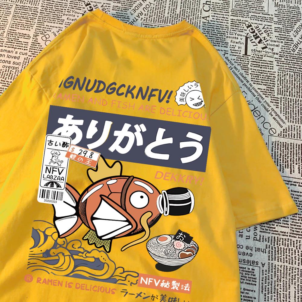 

Интересный рисунок суши-рыбы, женская футболка, летние повседневные футболки, уличные топы в стиле хип-хоп, дышащая мягкая одежда для женщин XL