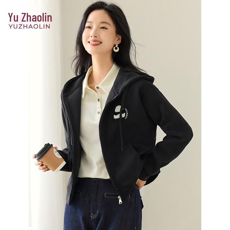 YUZHAOLIN Women s Panda Print Hooded Sweatshirt Jacket M