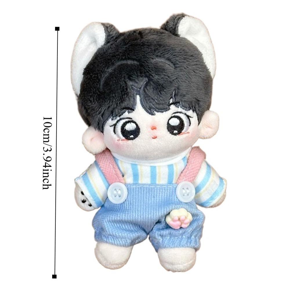 Cat Paw Pants 10cm Cotton Doll Clothes Suit Doll Dress Up Set Doll Clothes Outfit  Children's Gift