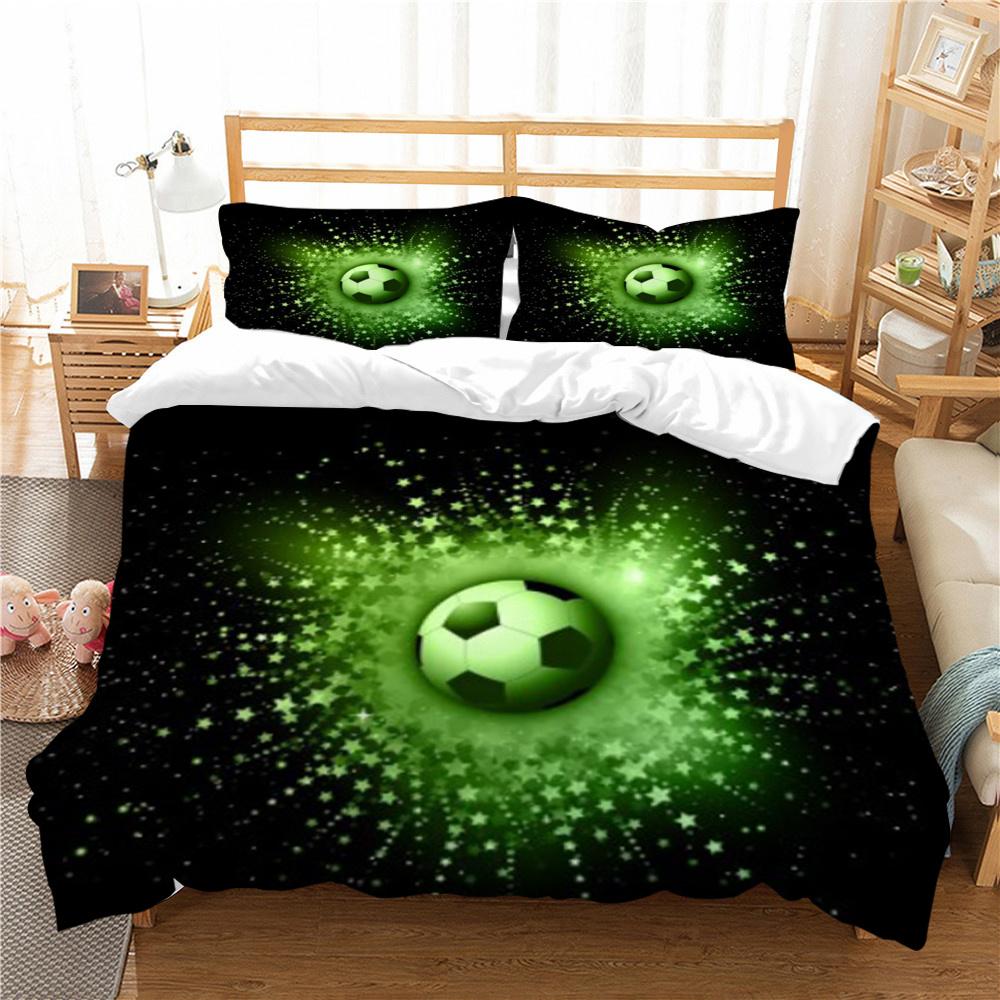 Football Bedding Cover Unique Design Home Bedspreads Polyester King Size Bedding Highly Duvet Cover Sets Soft Bed Sets