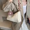 Spring Bag 2025 New Bag Women Ins Shoulder Armpit Bag Casual Fashion Trendy Hand Carry Solid Color Tote Bag