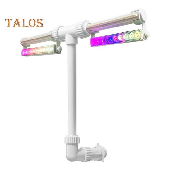 Fontana per piscina con luce LED a 7 colori, fontana per piscina con doppio spruzzo regolabile, cascata, irrigatore e refrigeratore per piscine fuori terra e interrate.