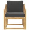2 Piece Outdoor Sofa Set Polyester White and Anthracite