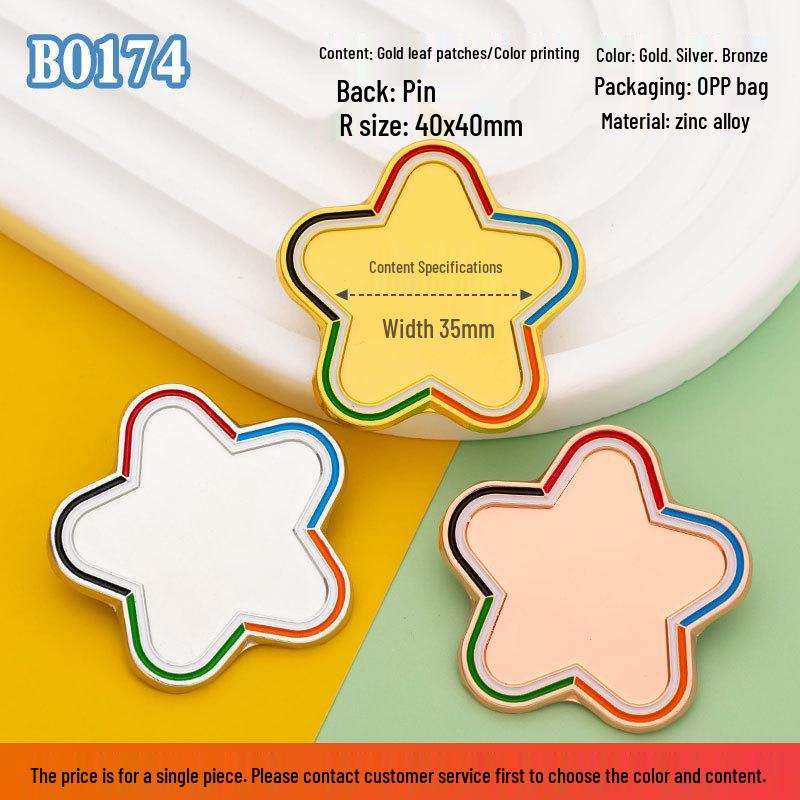 Custom Metal School Badges, Children s Brooches & Kindergarten Award Medals