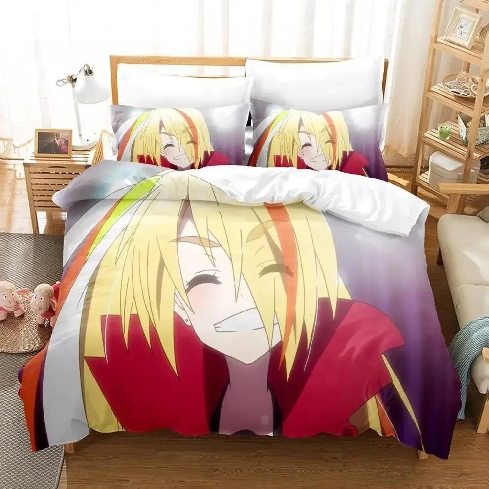 Zombie Land Saga Bedding Set Polyester Bedroom Quilt Cover Set Single Double Size Duvet Cover Pillowcase For Adult Boy Girl