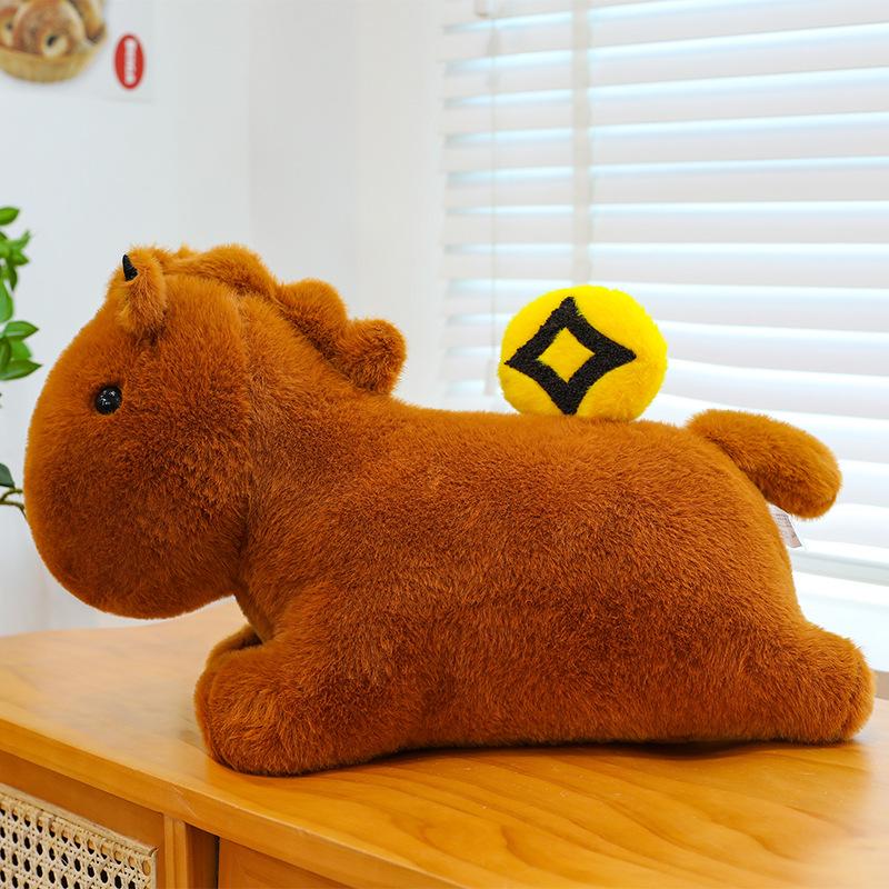 

Милые куклы-пони теперь богаты Плюшевые игрушки Украшения для дивана в гостиной для мужчин и женщин Подарки Креативная подушка 32cm