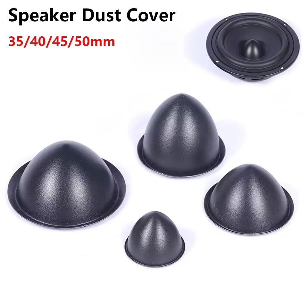 1/4Pcs Durable 35/40/45/50mm Speaker Dust Cover Black Tip Coned Dust Caps PP Protective Sleeve Speaker Repair Parts Accessories