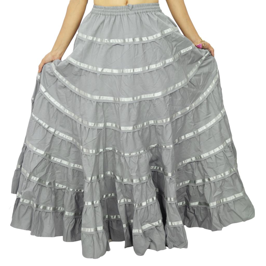 Women Fashion Beach Hippie Boho Gypsy Clothing Lace Casual Skirt