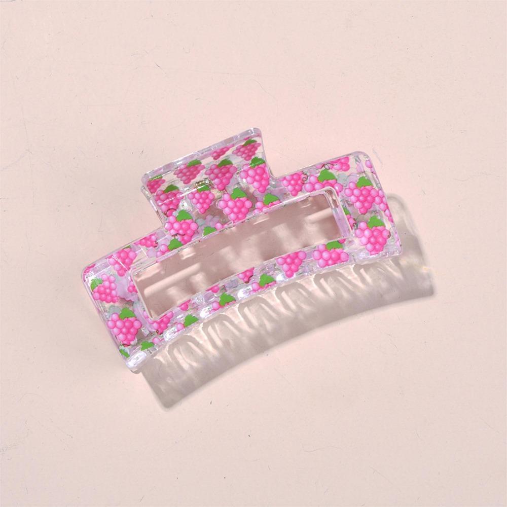 Plastic Shark Clip Cute Fruits Hair Clip Fashion Hairpins  Summer